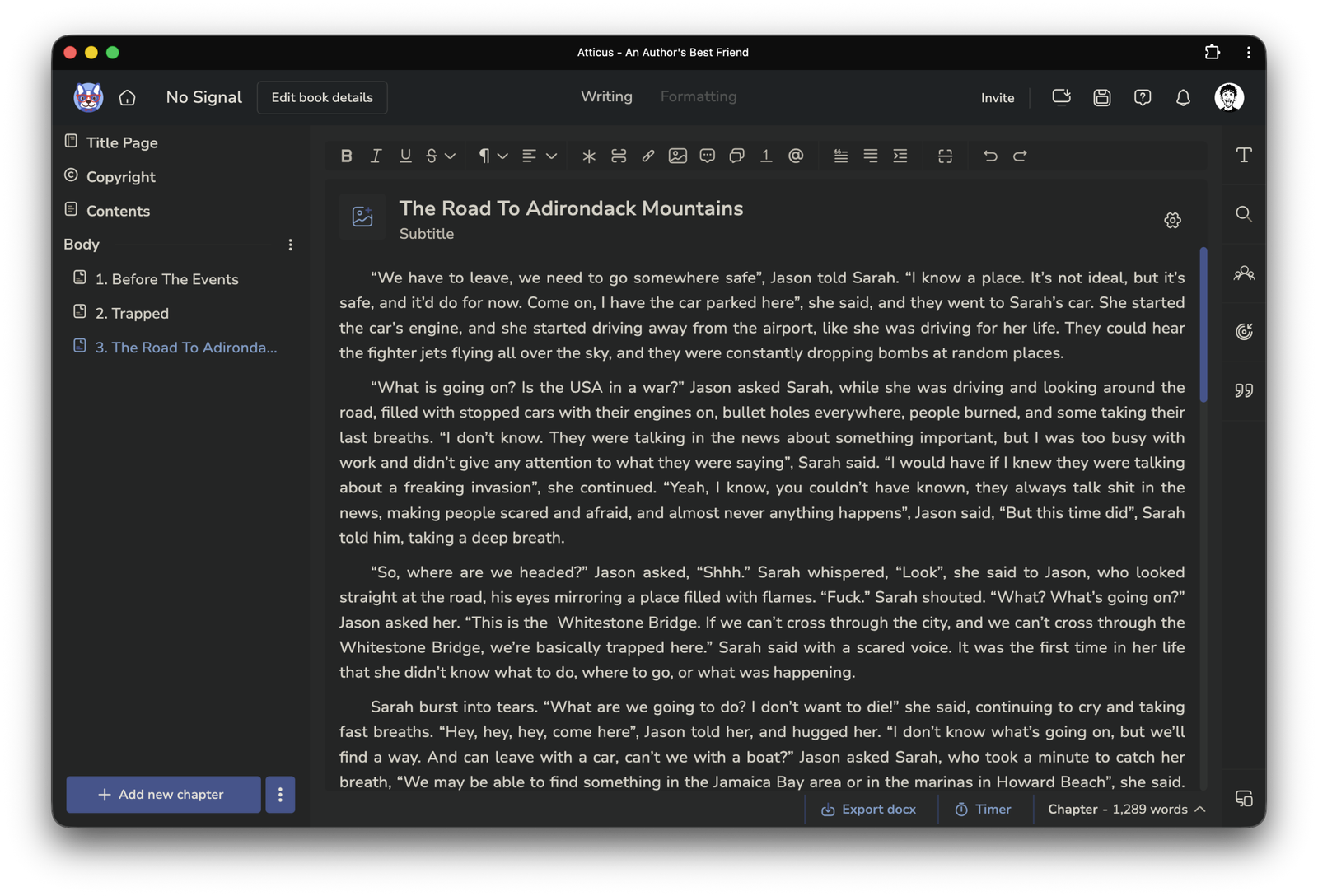 Atticus - Dark Mode