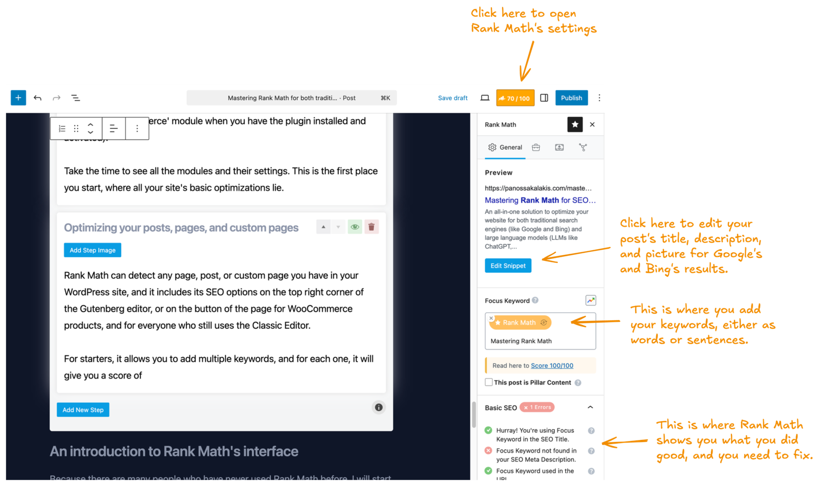 How To Use Rank Math SEO for Optimizing Posts and Pages
