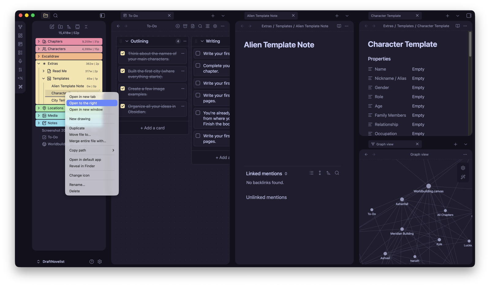 Multiple Active Tabs in Obsidian (Tab Split)