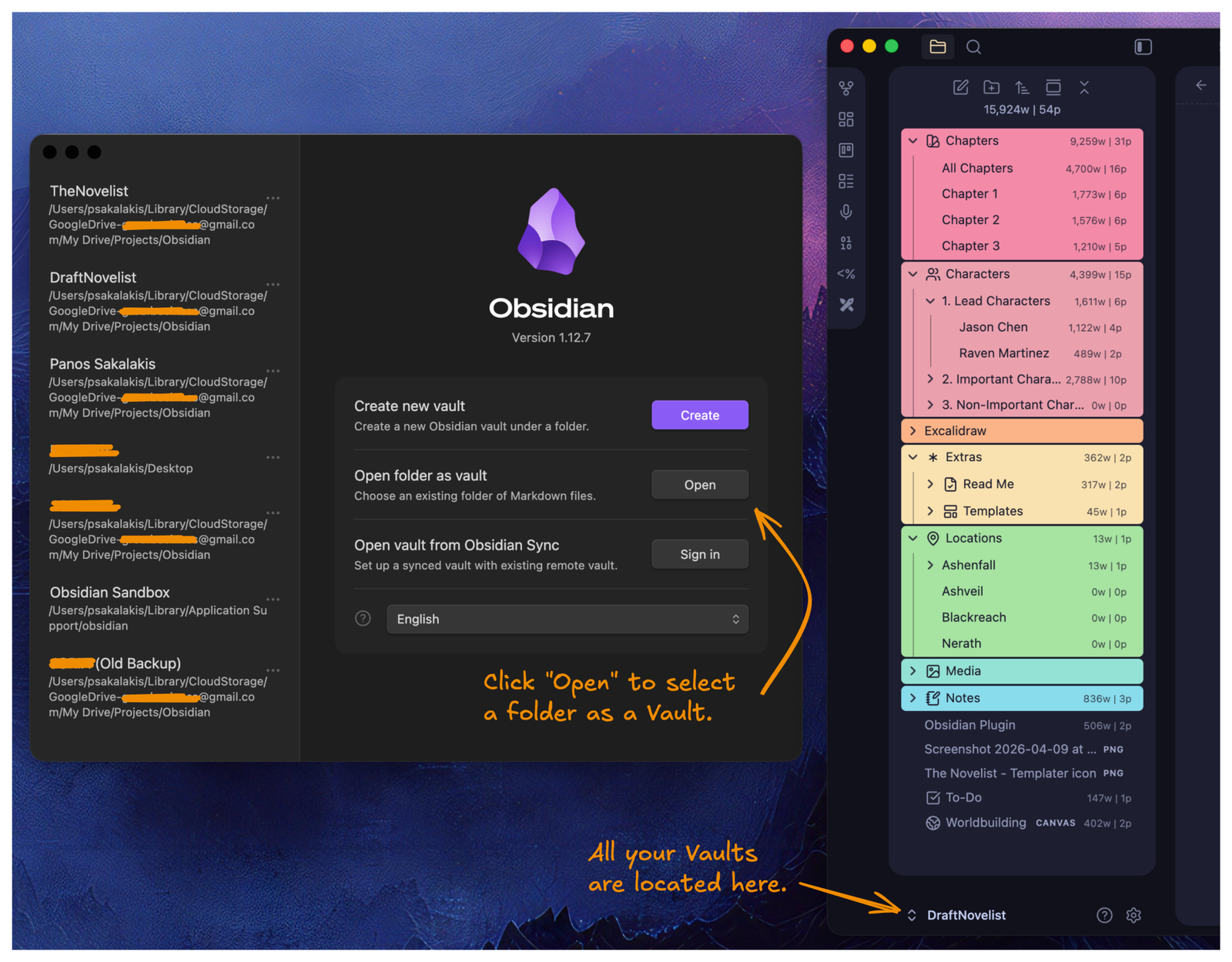 Opening Folders as Vaults in Obsidian