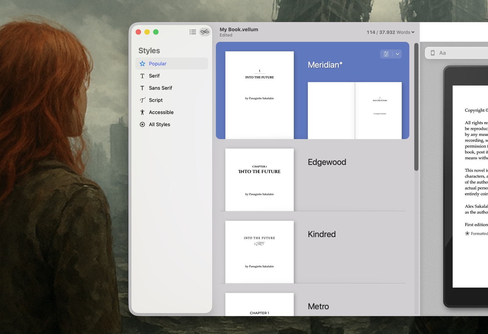 Vellum - Book Formatting and Writing App
