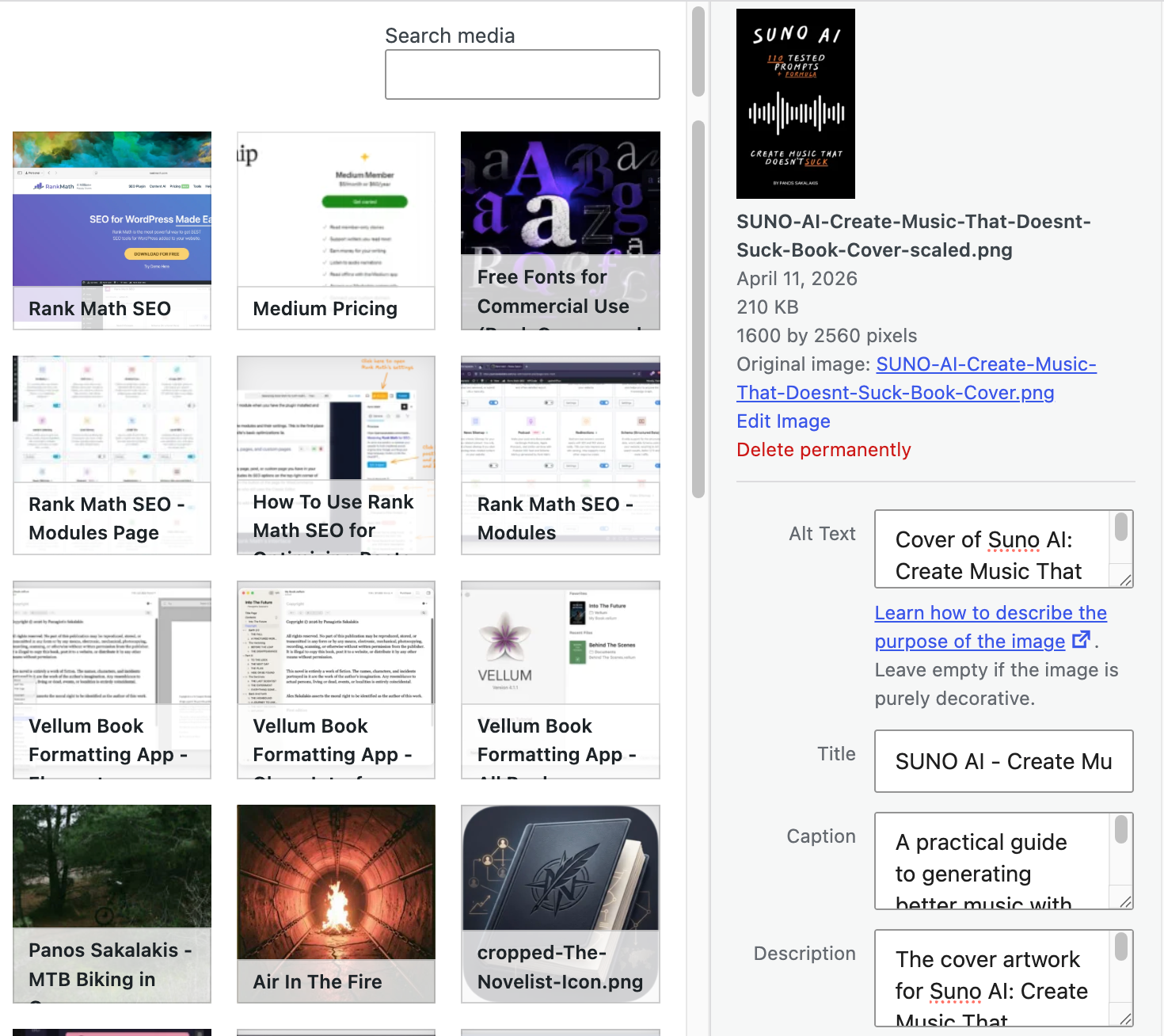 WordPress - SEO Image Optimization