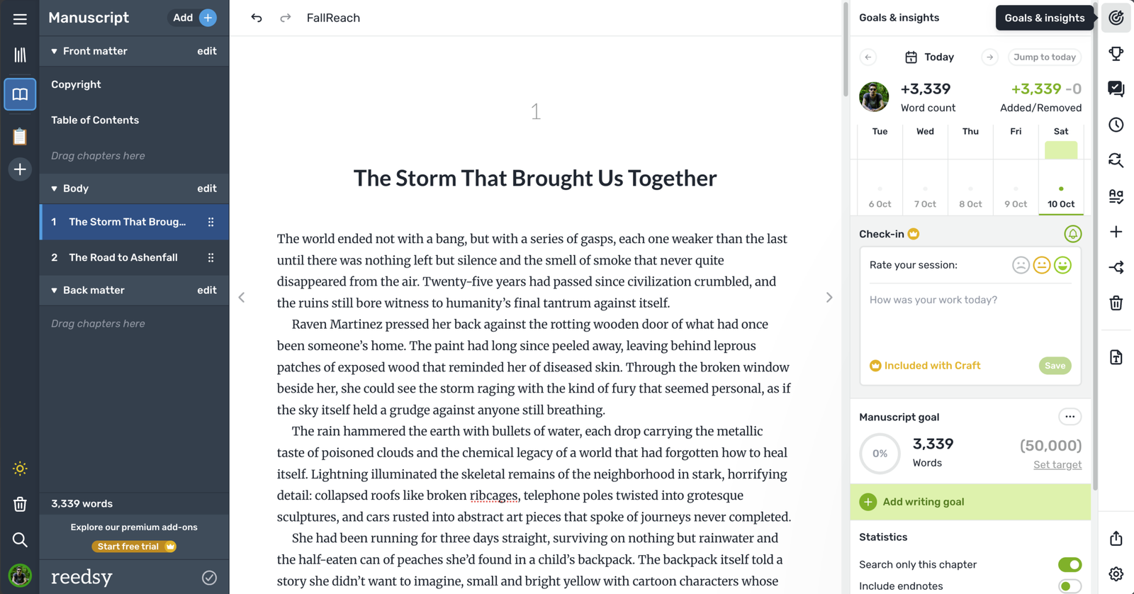 Reedsy - Writing a Sci-Fi Novel